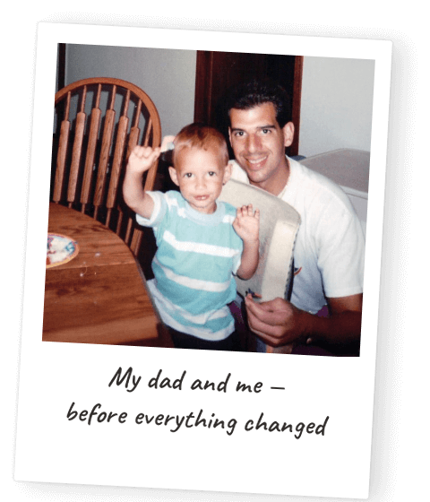Dr. Anthony Balduzzi as a small boy with his father